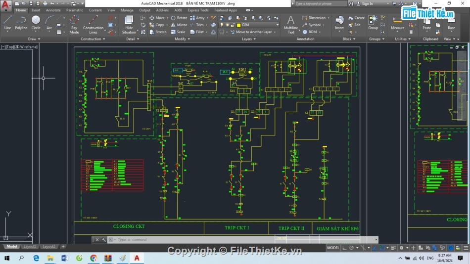điều khiển,máy cắt,mạch nhị thứ,điều khiển máy cắt,sf6,mạch điều khiển máy cắt 110kv